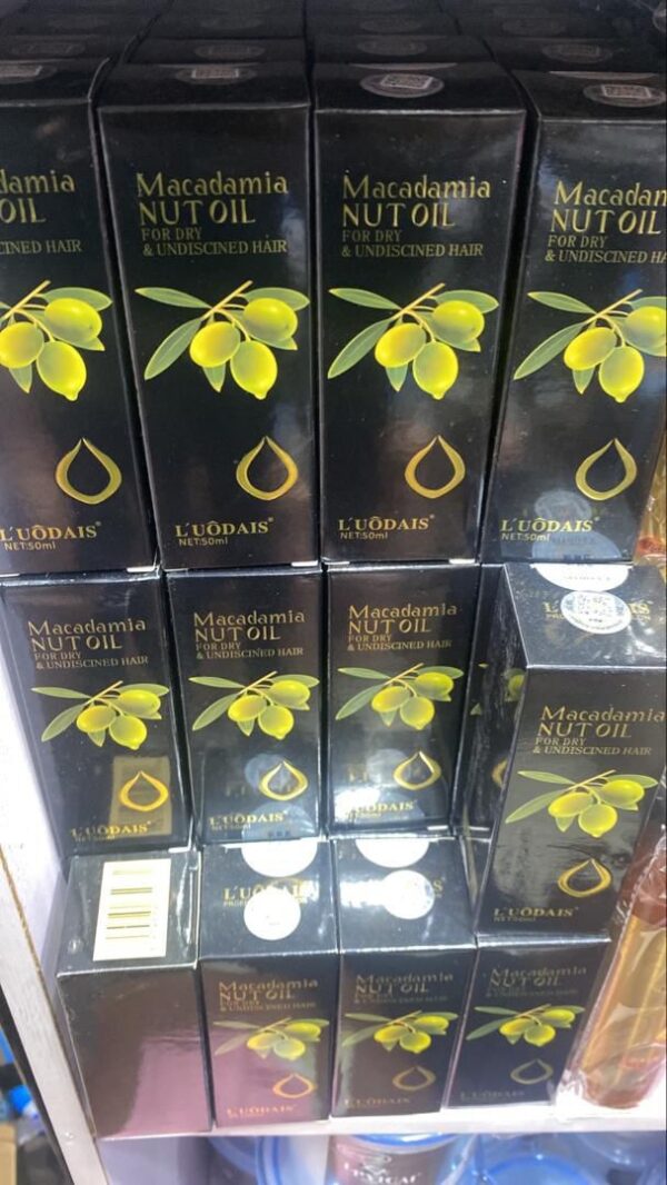 L’UDOAIS Macadamia Nut Oil – 50ml | For straight hair & wavy hair
