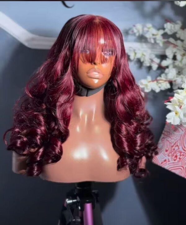 SDD Fringe Closure Mexican Bounce Wig