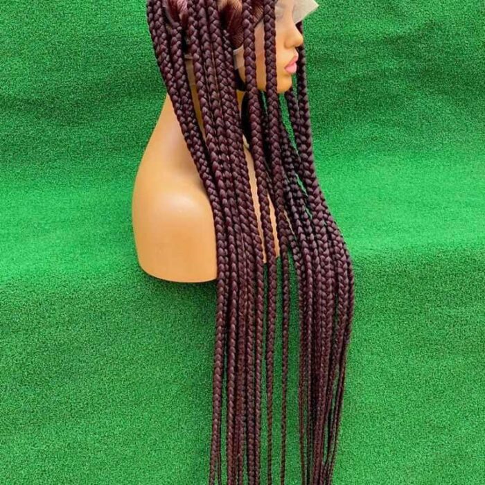 360 Braided wig with beads