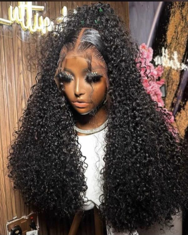 Luxe Volume Deep Curl Lace Front Wig – 30” | High-Density Unit
