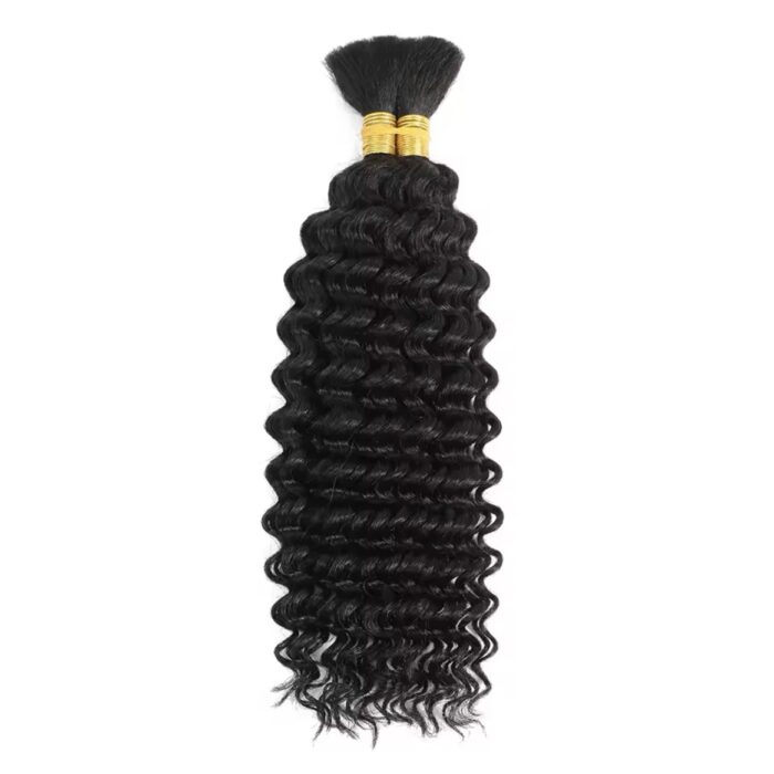 170g per bundle deep wave hair extensions for all type of braids 💯 virgin hair